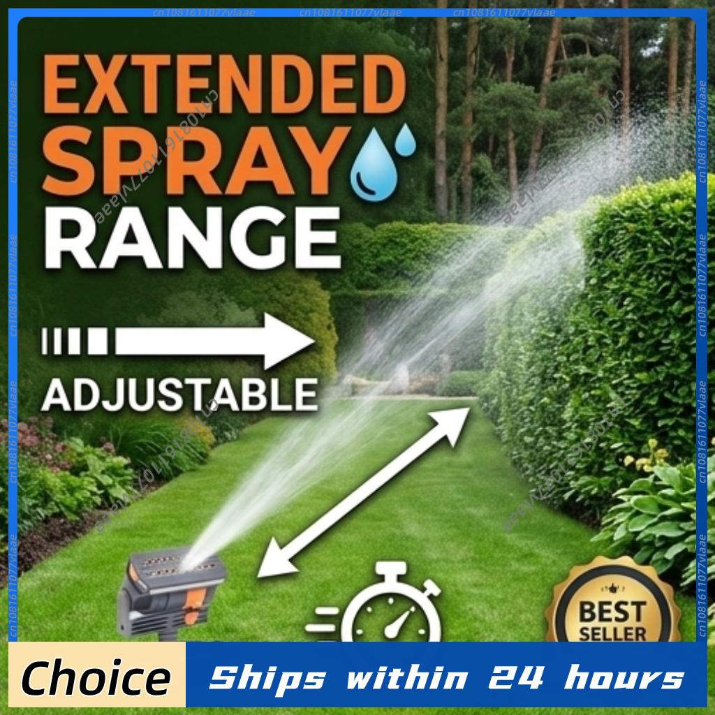 Automatic Watering - Automatischer Oszillierender Sprinkler Garten-Rasen-Bewässerungswerkzeug mit 360-Grad-Schwenkmodus