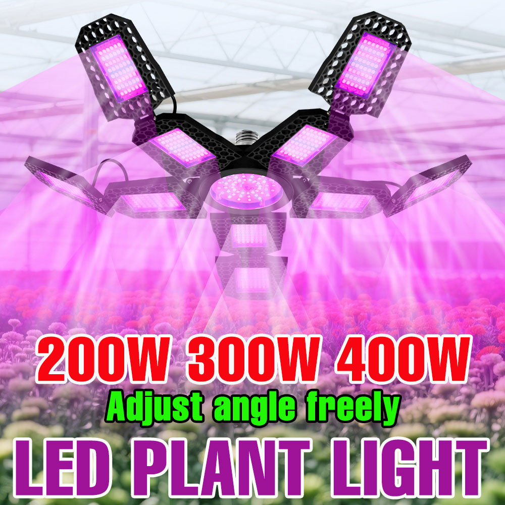 Grow Light Led - 400W LED Pflanze wachsen Glühbirne Vollspektrum