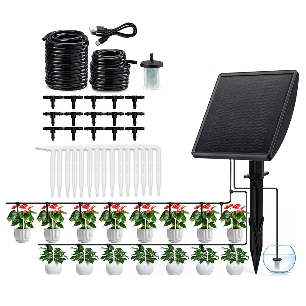 Smart Pot - Solarbetriebene automatische Tropfbewässerungspumpe, intelligentes Bewässerungssystem für