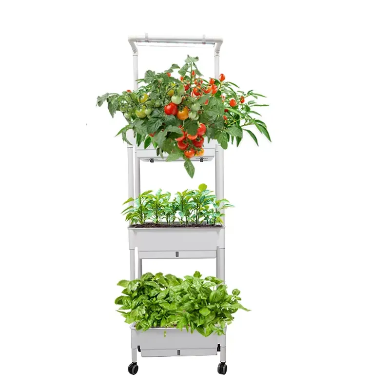 Beweglicher Vertikaler 3-Ebene – Self Watering Planter Bewertung und Preis
