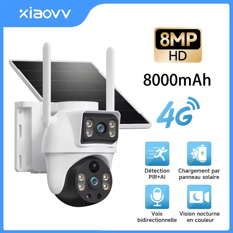 XIAOVV 8MP 4G LTE Solar Außen- – Garden Camera Bewertung und Preis