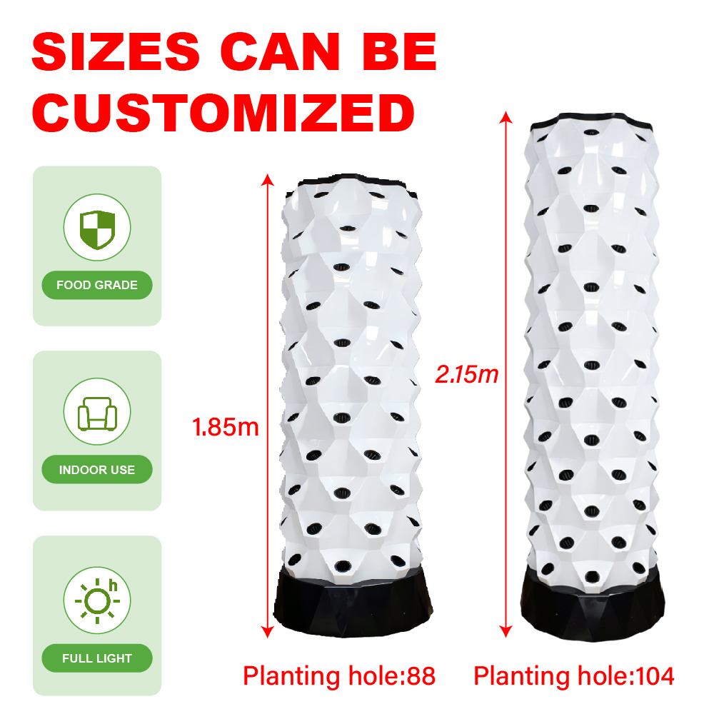 Moderner 30L Kunststoff-Wasser – Hydroponic Tower Bewertung und Preis